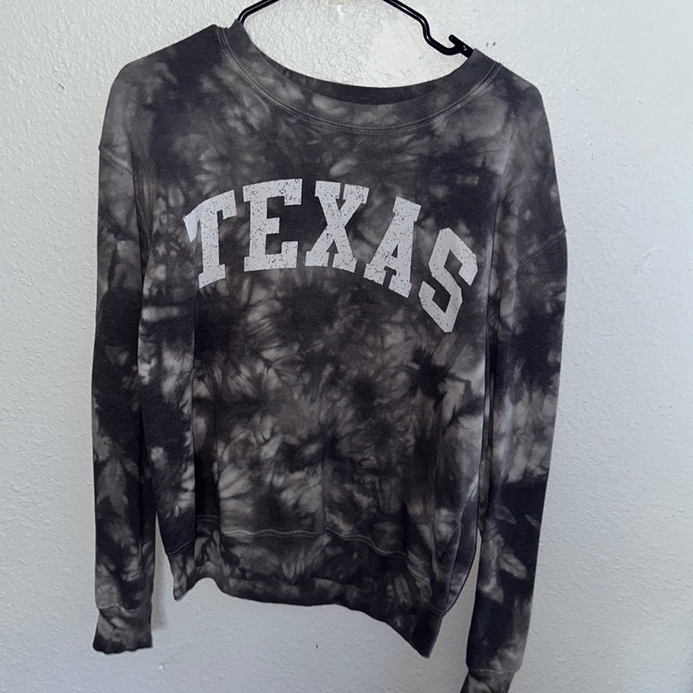 tue dye “texas” crewneck
